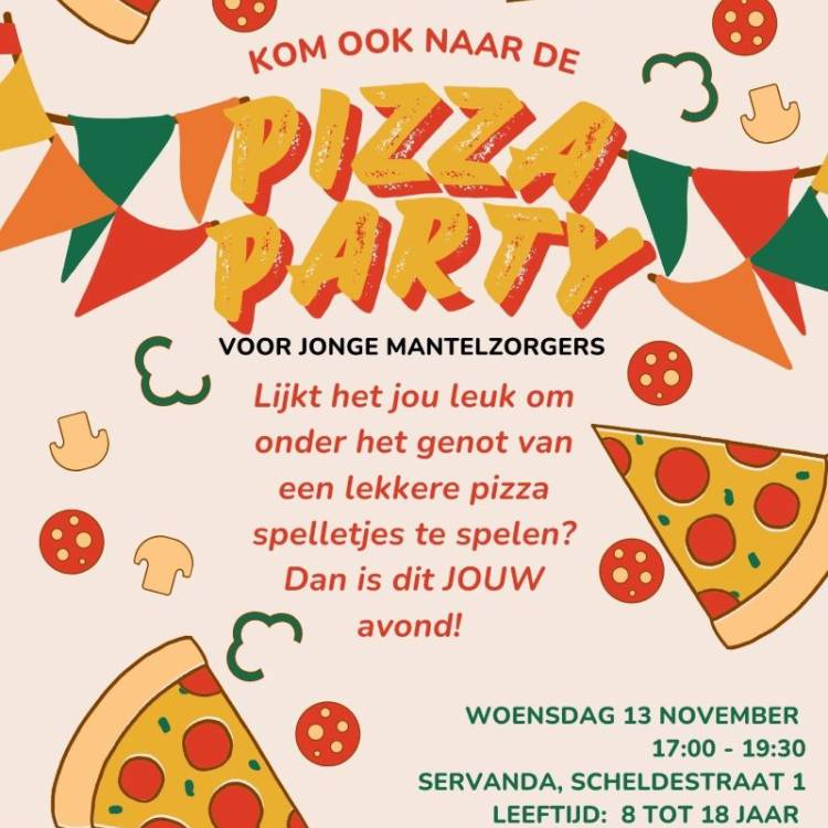 Pizza Party Jonge Mantelzorgers